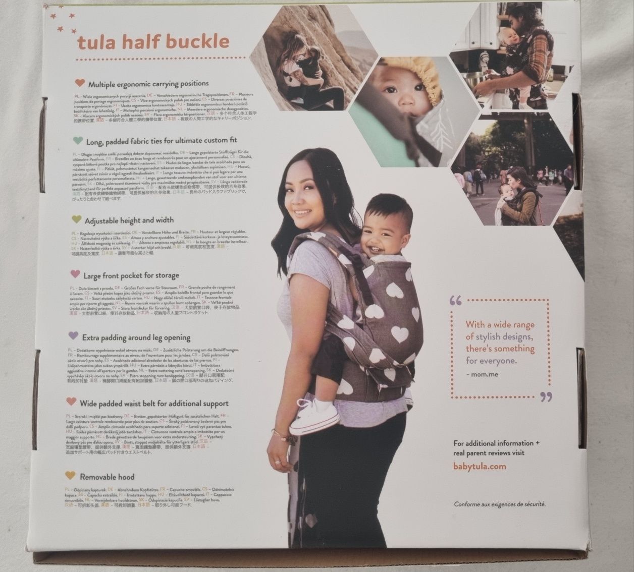 Tula Half Buckle 0-48 meses (3.2-20.4kg)