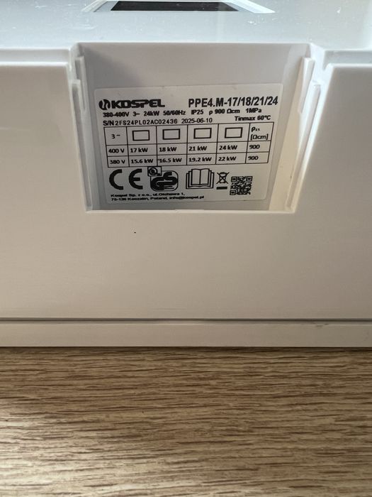 Elektryczny podgrzewacz wody KOSPEL PPE4.M Medium 17/18/21/24 nowy