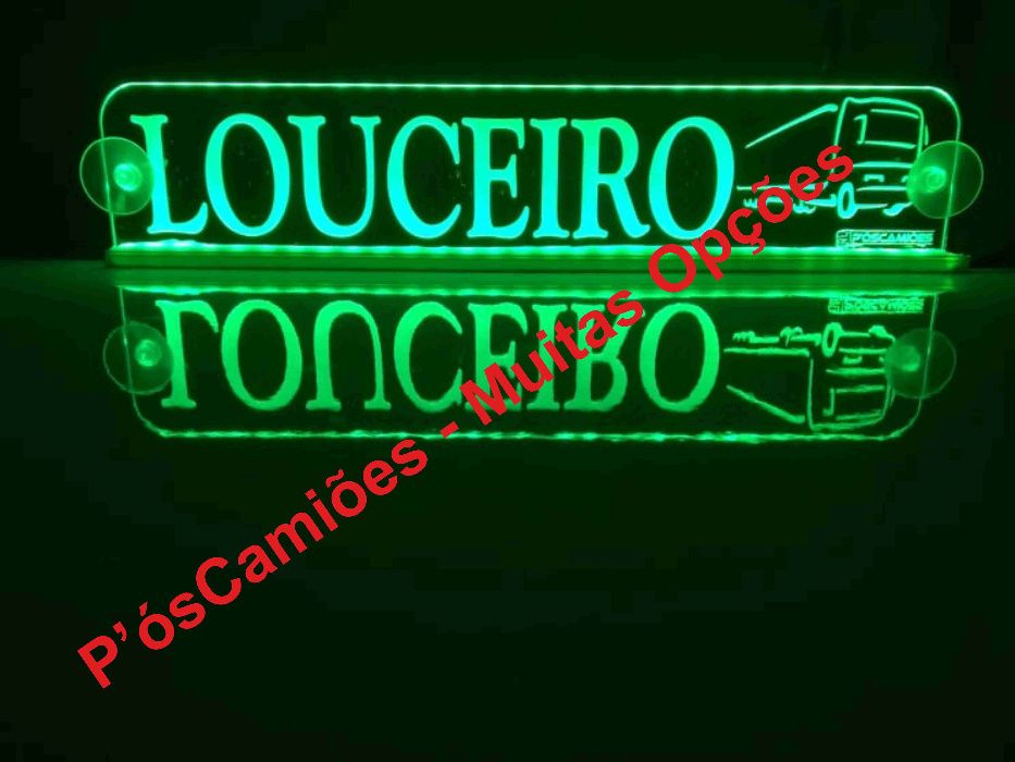 Placas Luminosas LED para camionistas