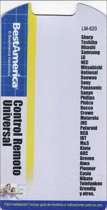 Comando TV Universal LM-620
