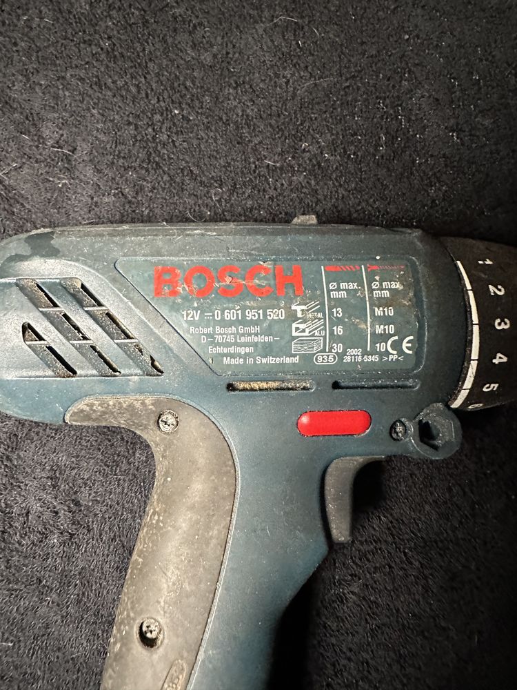 Wkretarka Bosch GSR 12VE-2 uszkodzona