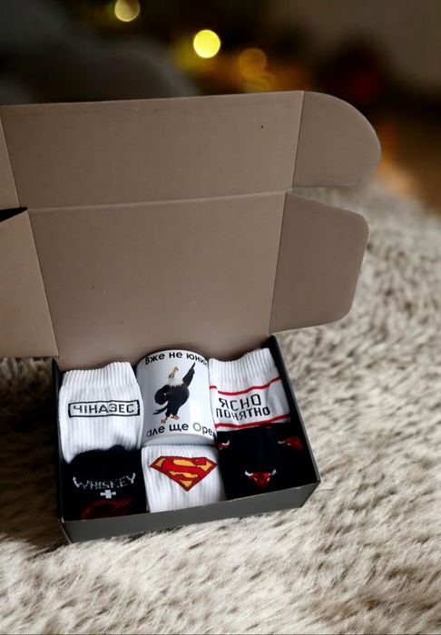 Чоловічий подарунок. Бокс"Вже не молодий але ще Орел"