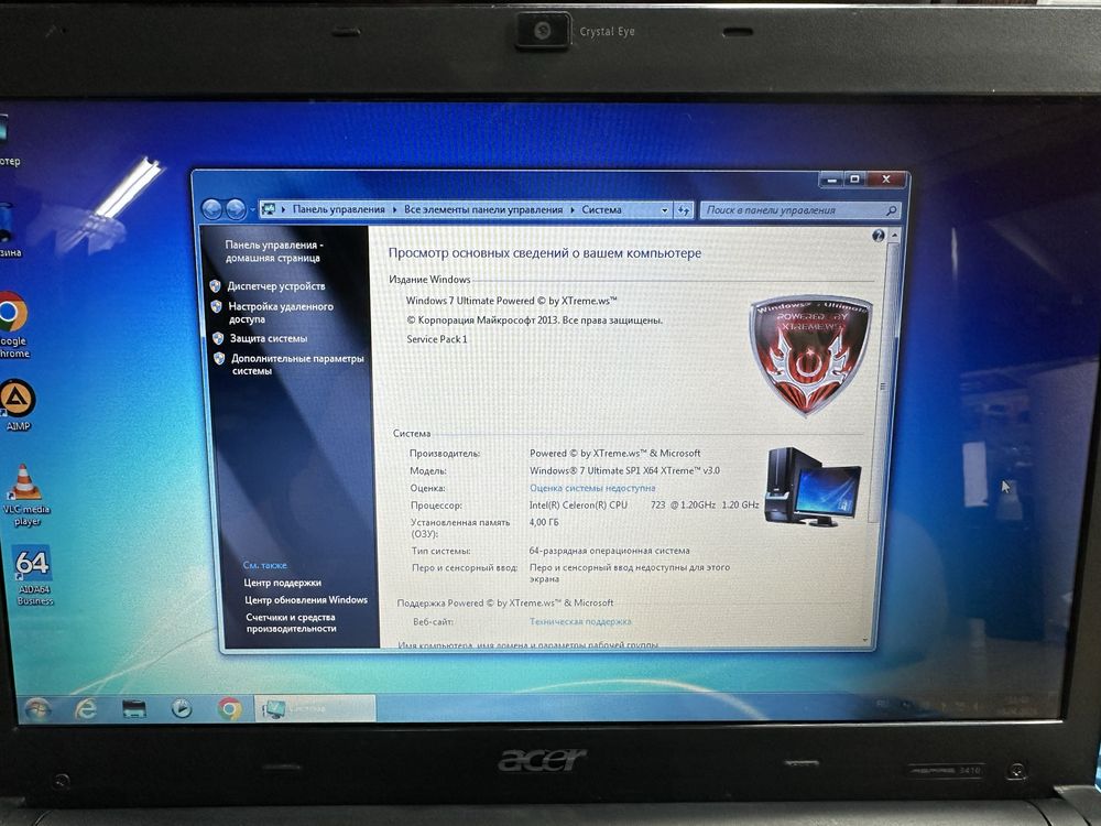 Ноутбук Acer Aspire 3410