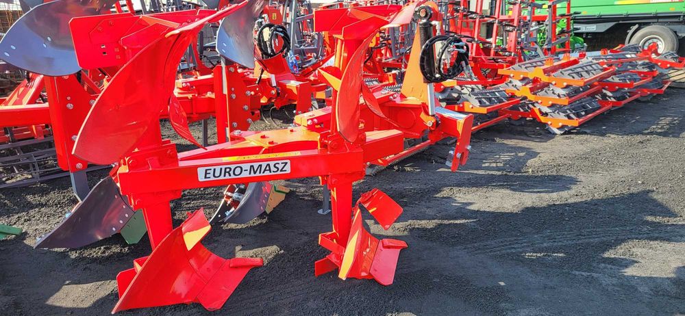 Pług obrotowy zagonowy lekki typ ATLAS EURO-MASZ zabezpieczenie kołek