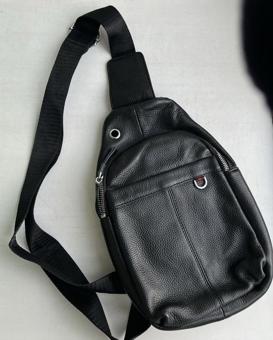 Сумка чоловіча шкіряна через плече