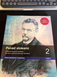 Ponad słowami 2, część 2 - podręcznik do języka polskiego