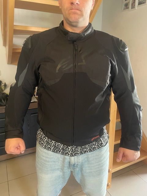 Alpinestars T-GP R v3 Drystar black XXXL Kurtka tekstylna