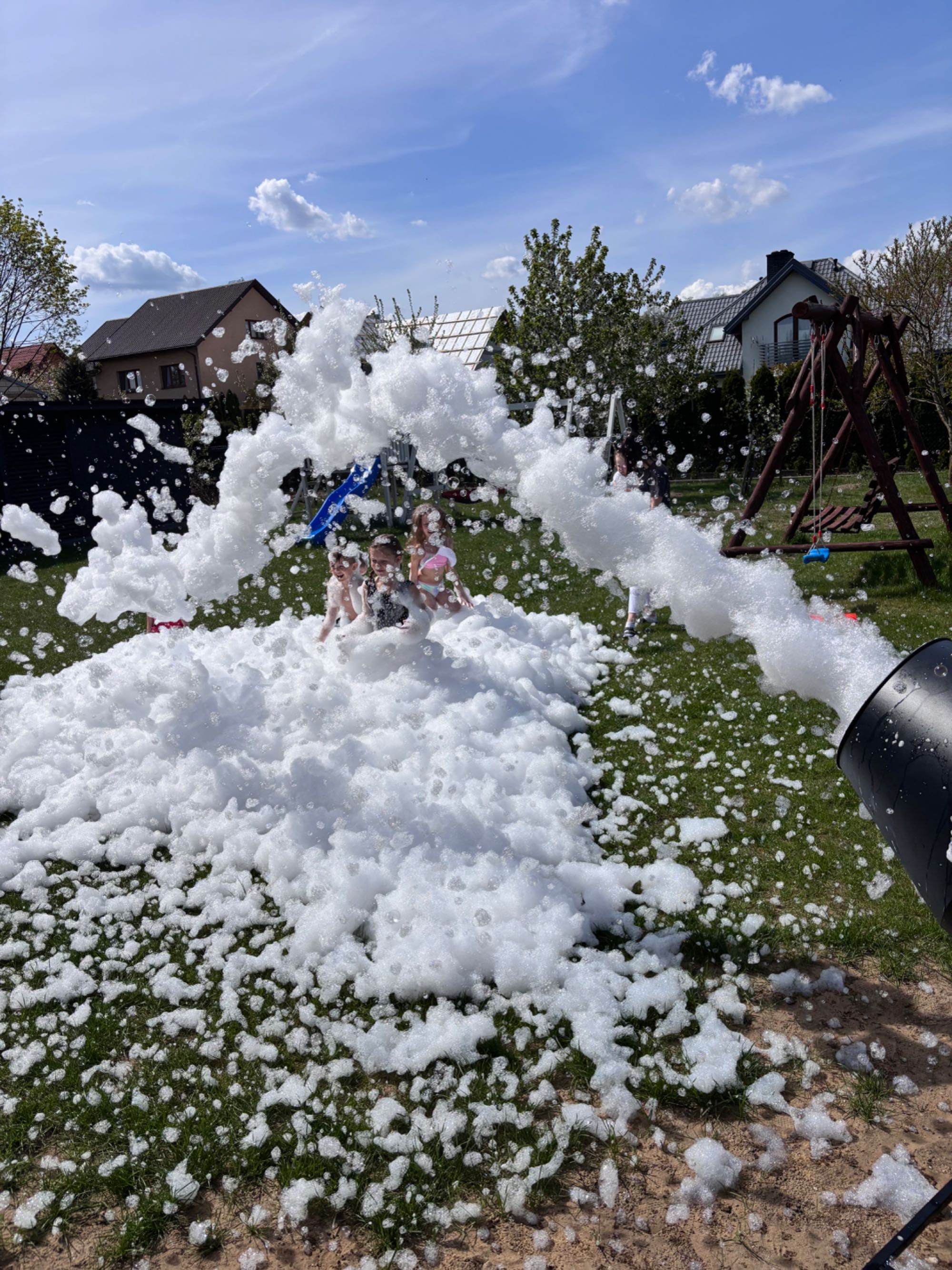 Dumachańce Dmuchana Zjeżdżalnia Bubble House Piana Party Urodziny