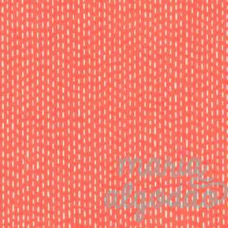 Oportunidade: Tecido 100% algodão a 6€/m - Tiny Stitches Coral