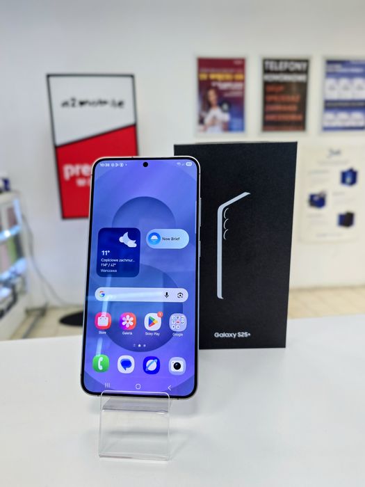 Samsung S25+ Plus 12/256 GB - Gwarancja maj 2027 - Sklep - Srebrny