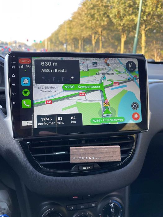 (NOVO) Rádio 2DIN 10.1" • Peugeot 208 / 2008 • Android [4+32GB]