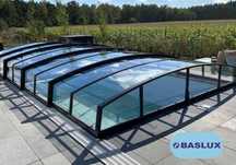 Basen ogrodowy wkopywany 7,00x3,22x1,5 komplet z zadaszeniem PRODUCENT