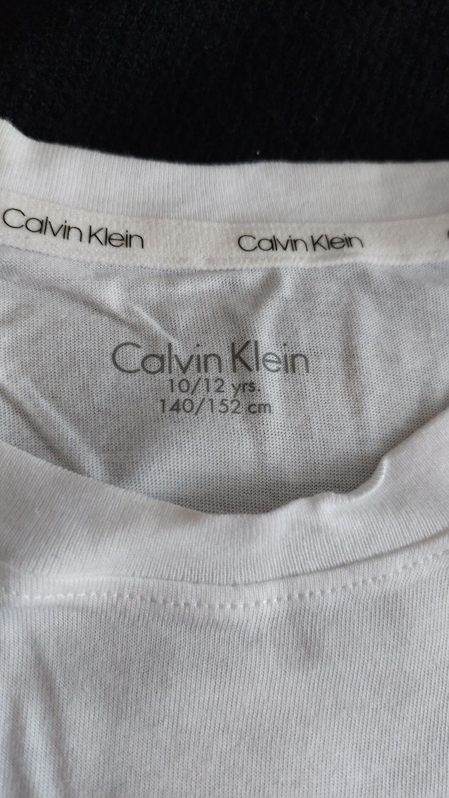 Zestaw 2szt. koszulka Calvin Klein r.140/152 100% bawełna
