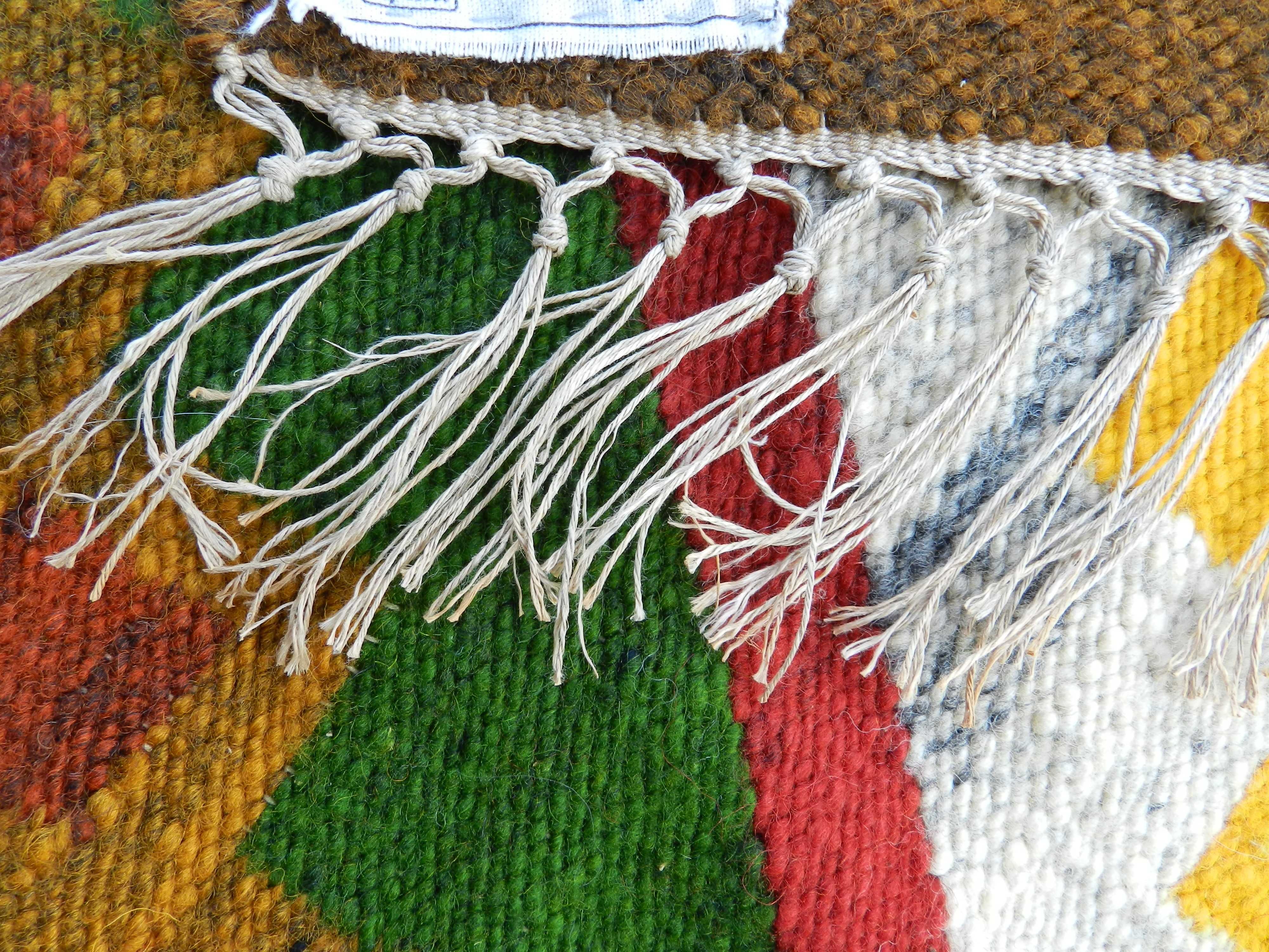 kilim ,,choinka,, J. Banaszkiewicz Cepelia design PRL stan bdb 220x150