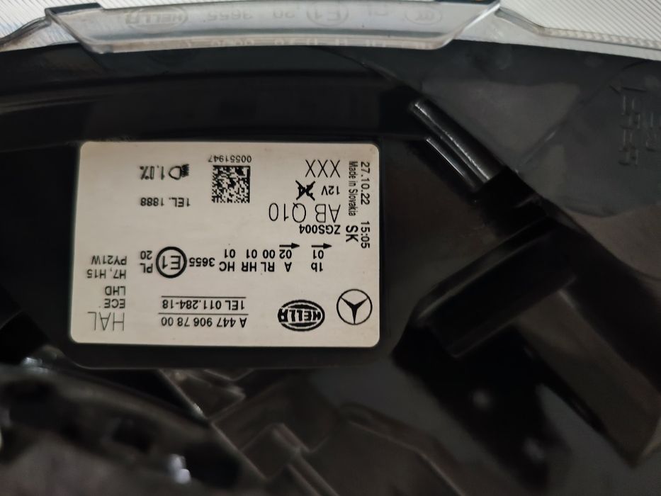 Фара Vito 447 Права Ліва