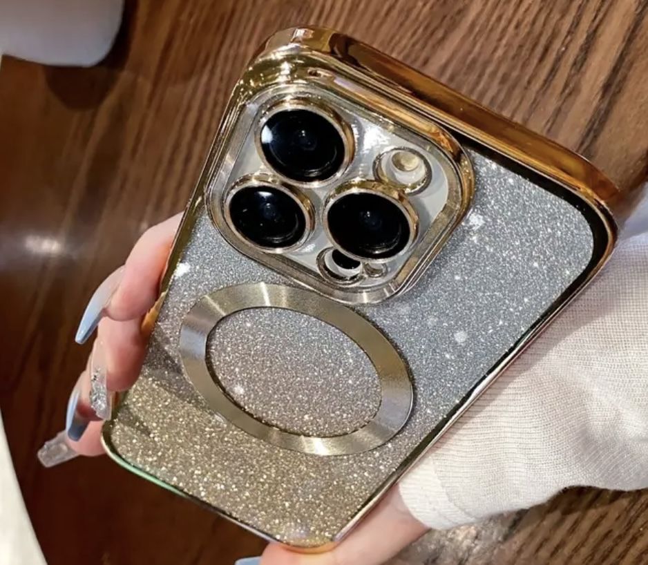 Case iphone 13 Pro nowy złoty ze srebrnym
