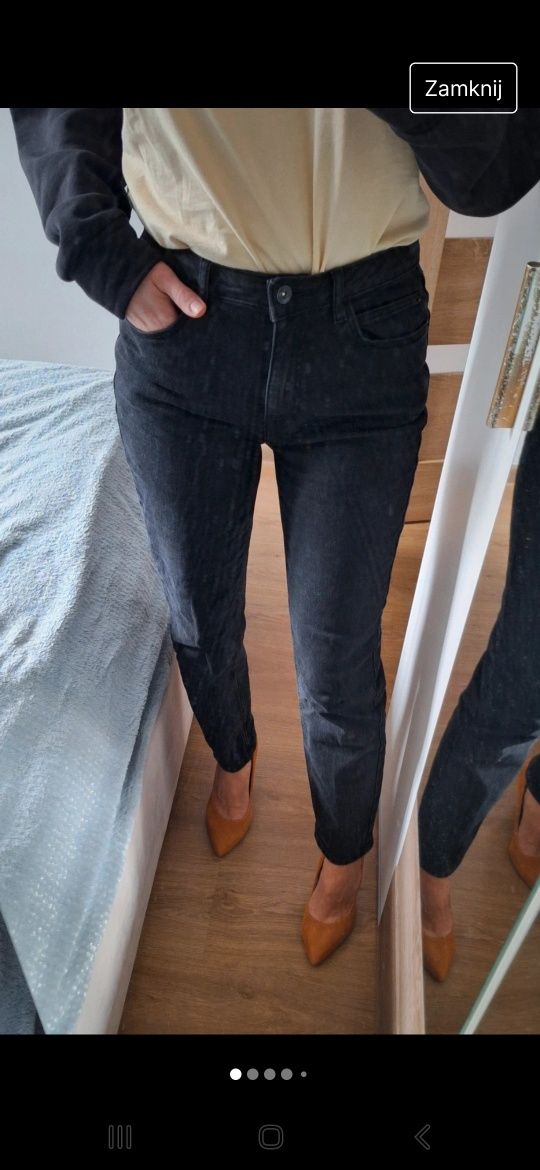 Vistula jeans spodnie jeansowe proste straight