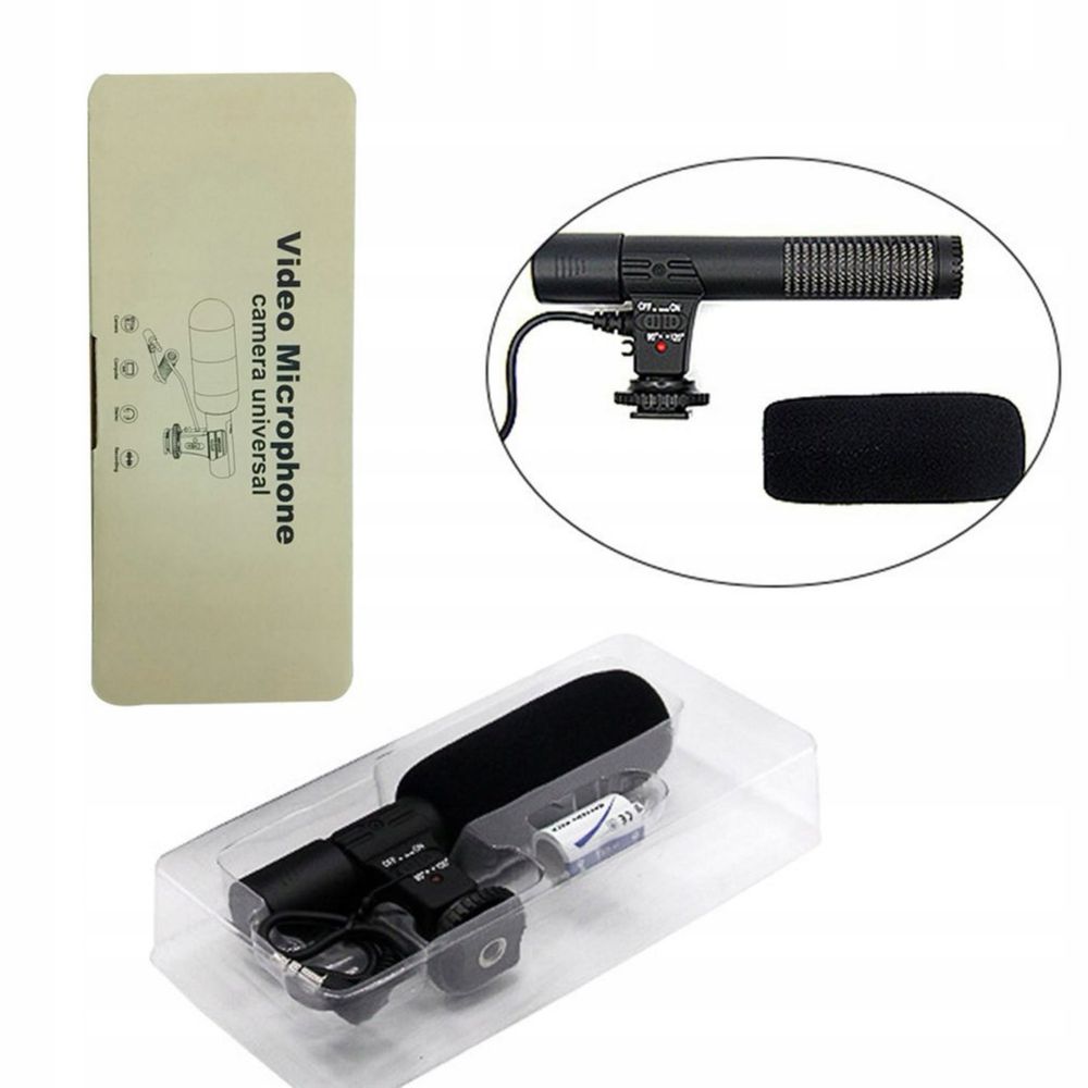 Profesjonalny mikrofon pojemnościowy 3.5mm mikrofo
