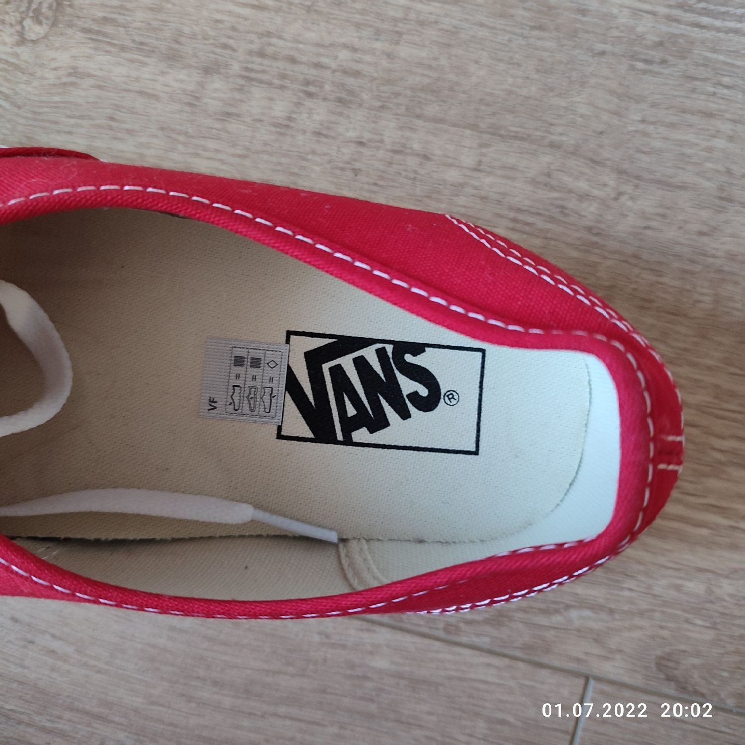 КЕДЫ VANS Authentic red