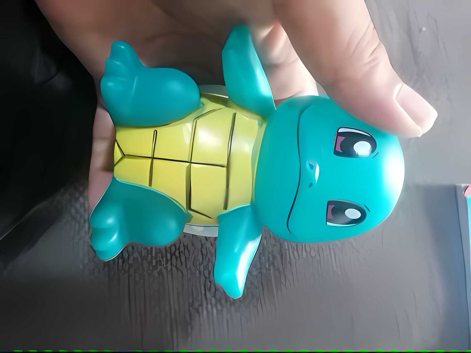 Luminária LED Pokémon Squirtle, Luz Noturna Fofa, Abajur