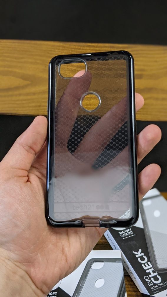 Чехол Tech21 EvoCheck Google Pixel 2 Smoke Black Чохол