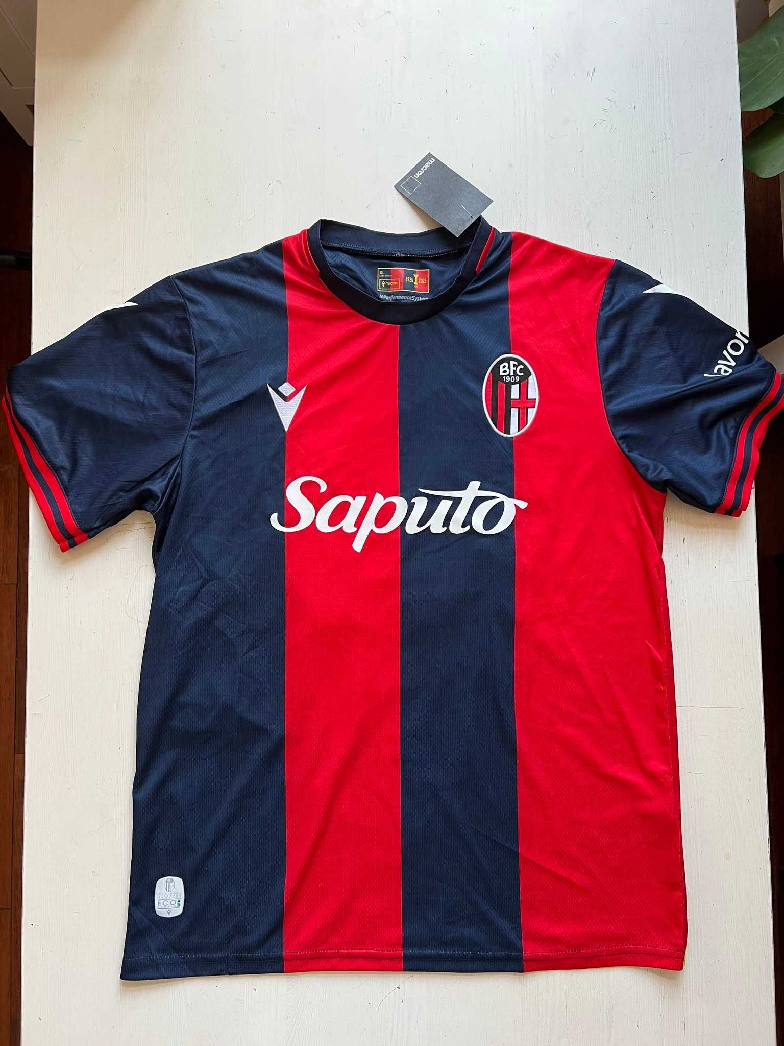 Kacper Urbański FC Bologna koszulka z autografem + certyfikat autenty.