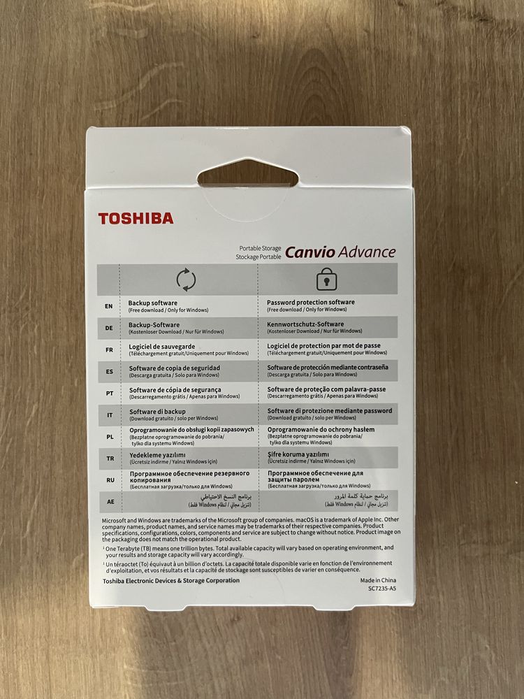 Dysk zewnętrzny Toshiba Canvio Advance 2TB Czerwony