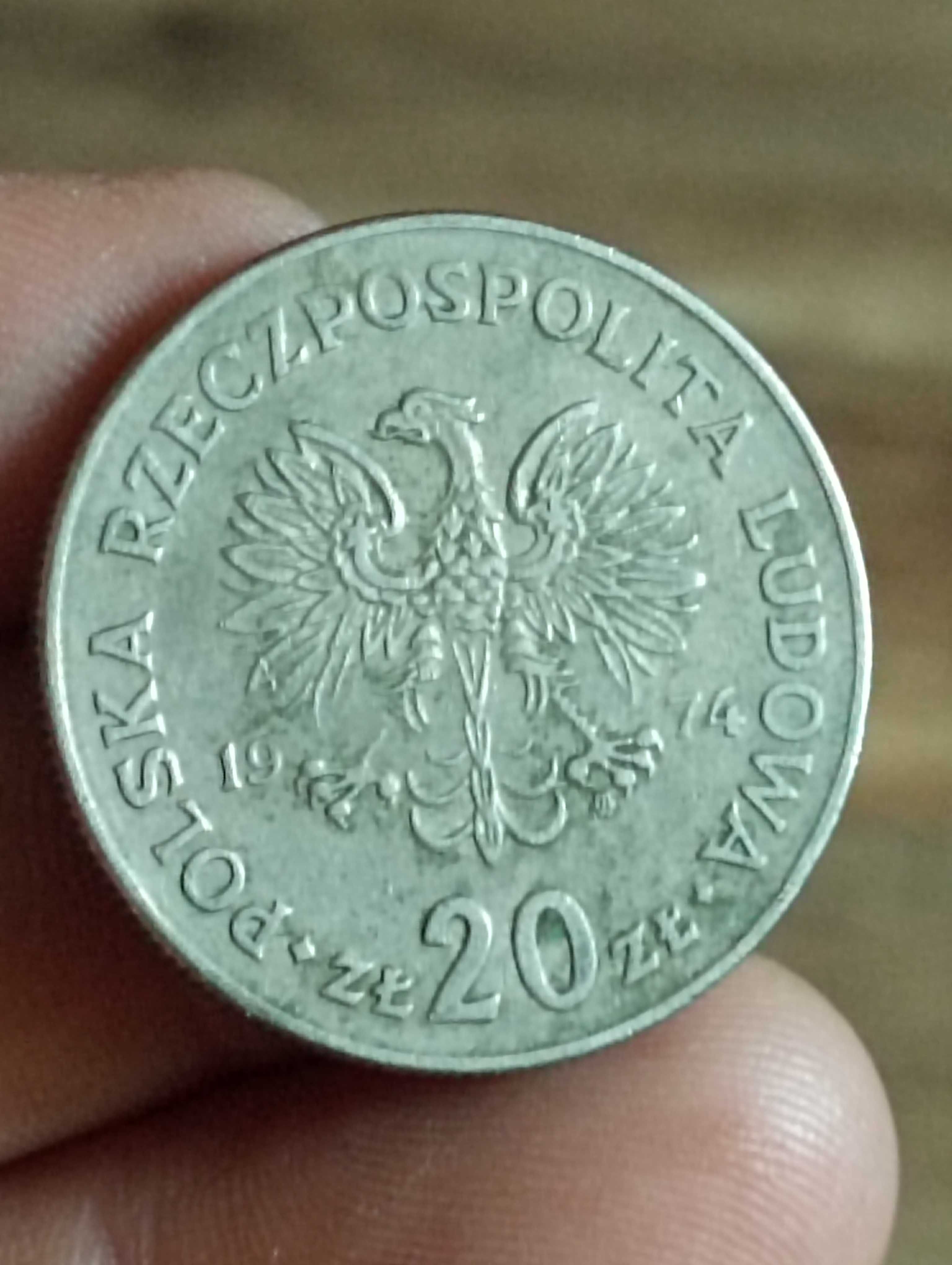 sprzedam 20 zloty 1974 rok