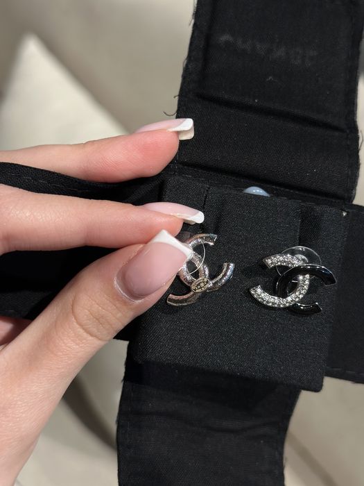 Серьги Chanel бу
