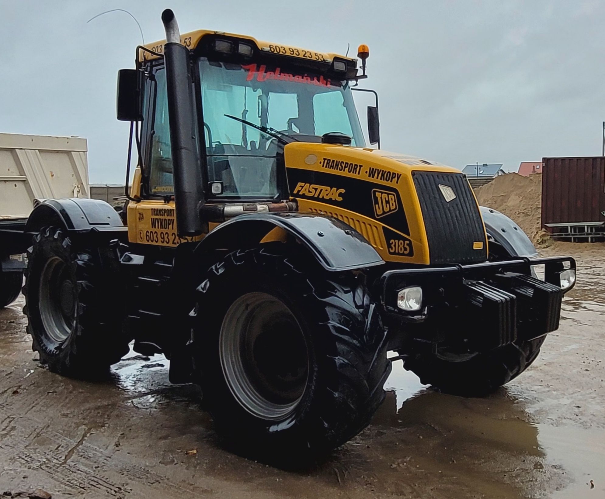 Jcb Fastrac 3185 zamiana na koparkę