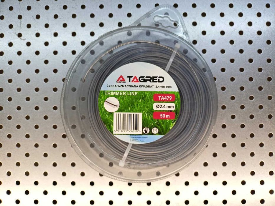 Żyłka do cięcia trawy wzmocniona żyłka do trawy Zbrojona 2.4mm x 50m