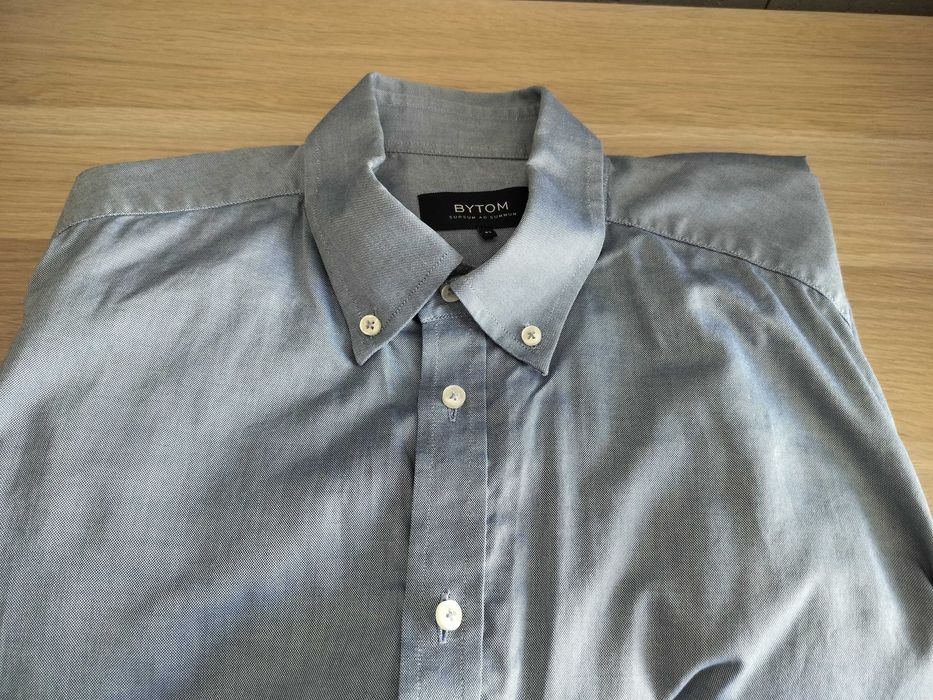 Bytom Koszula męska 3XL bawełna niebieska elegancka 43 perełka