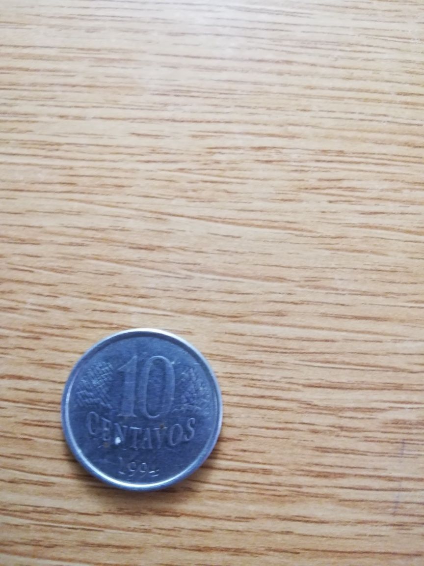 Moeda 10 centavos 1994 Brasil
