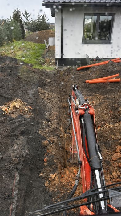 Usługi minikoparką glebogryzarką niwelacja terenu