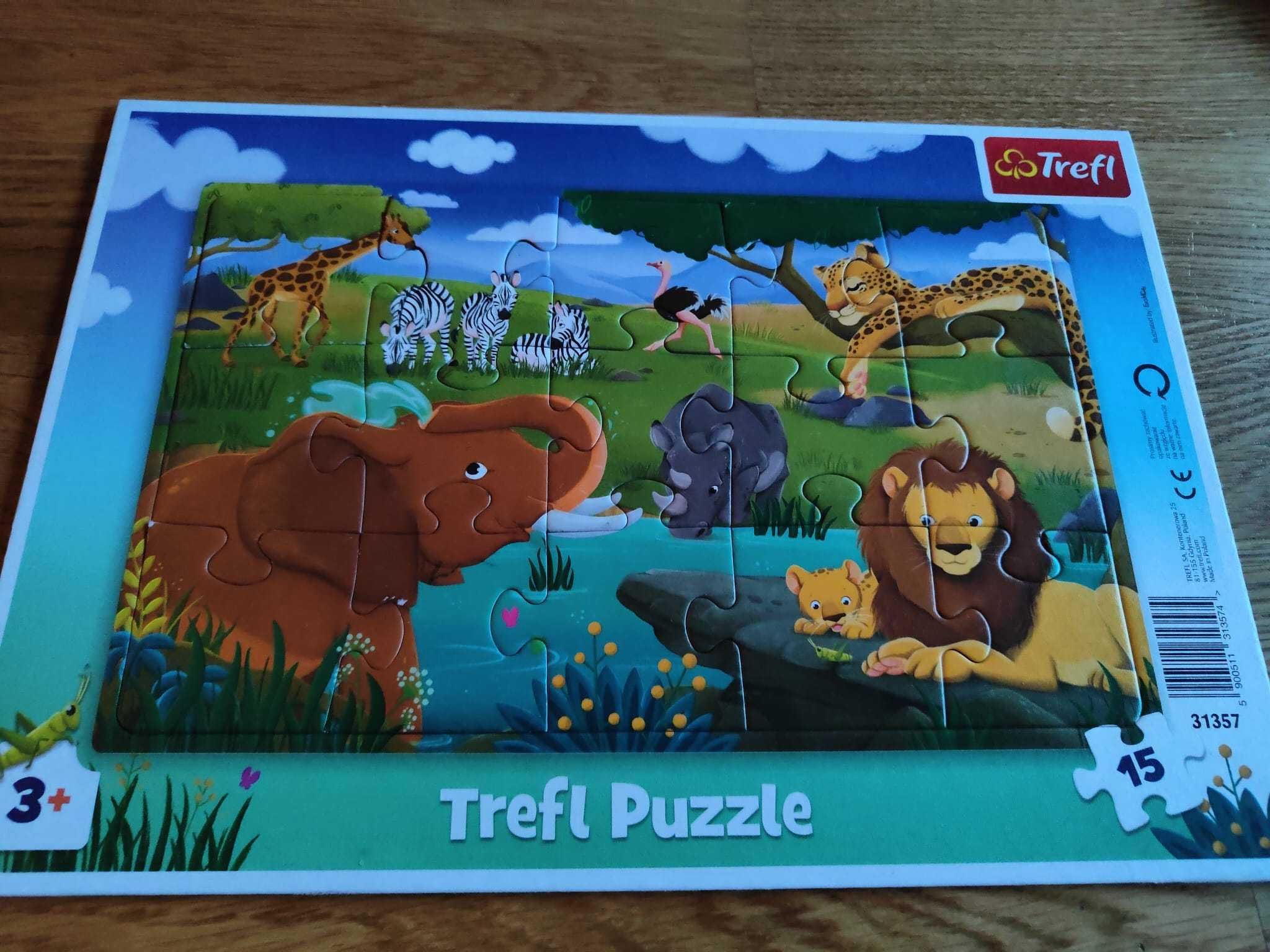 Puzzle Safari, układanka