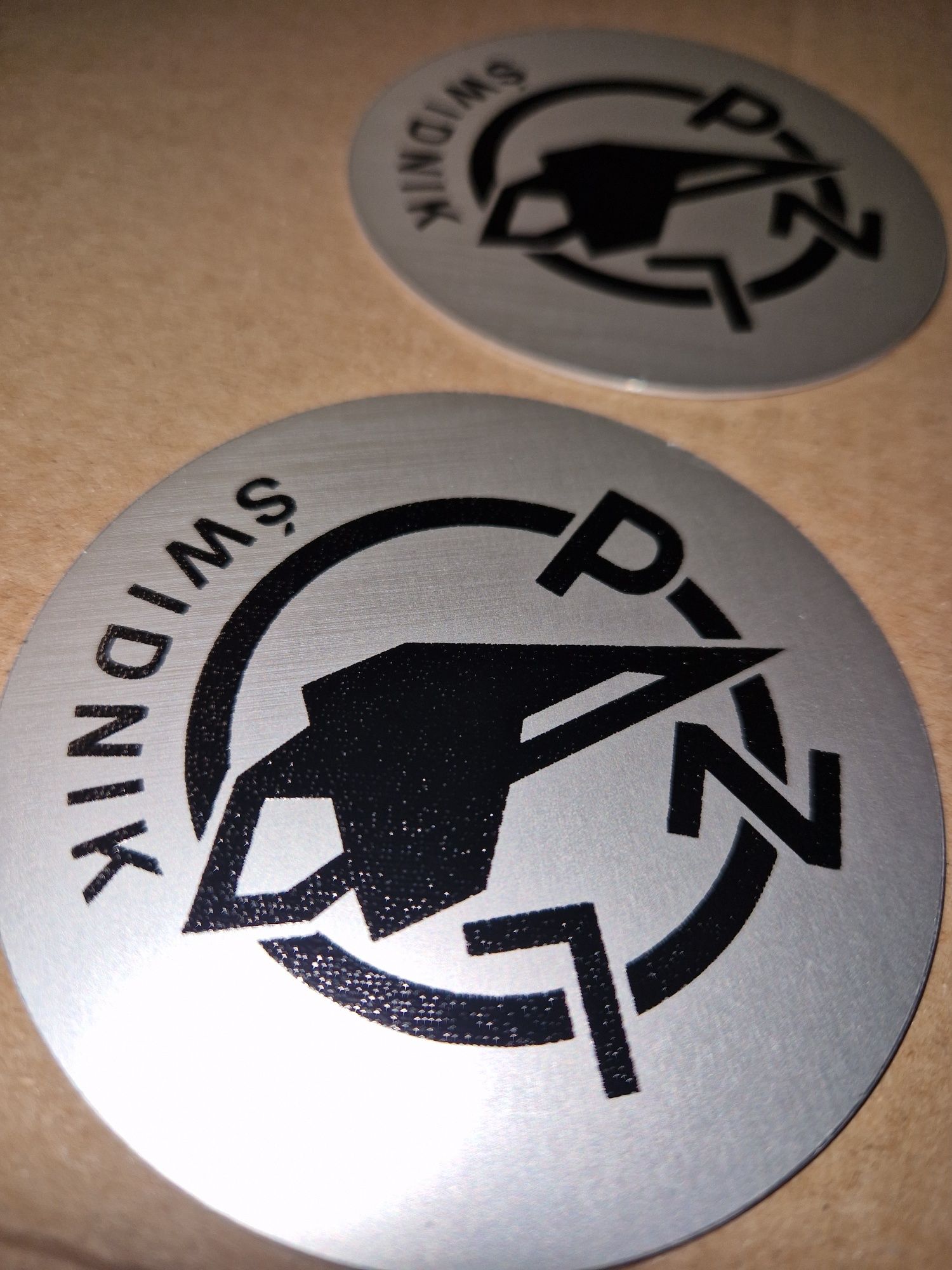 Nowe emblematy na zbiornik paliwa bak wsk 125 175 aluminiowe pl kpl