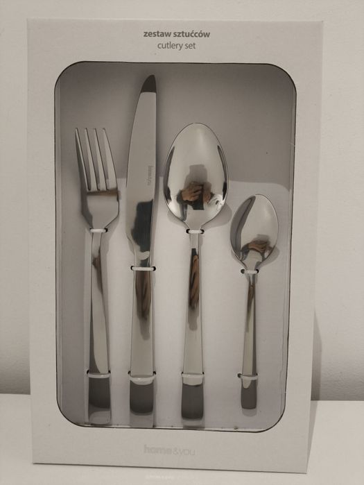 Komplet sztućców - srebrne home&you