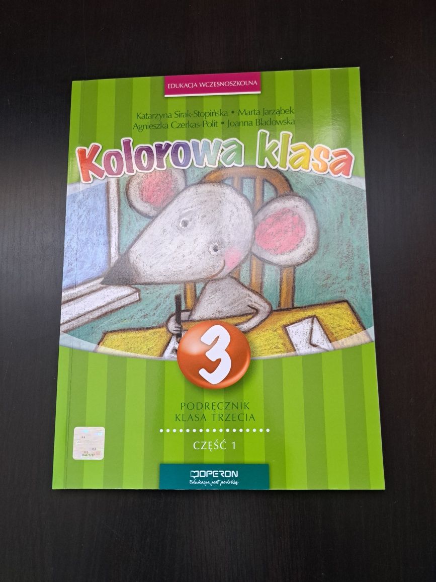 Kolorowa klasa kl.3 - podręcznik cz. 1 Operon - nowy