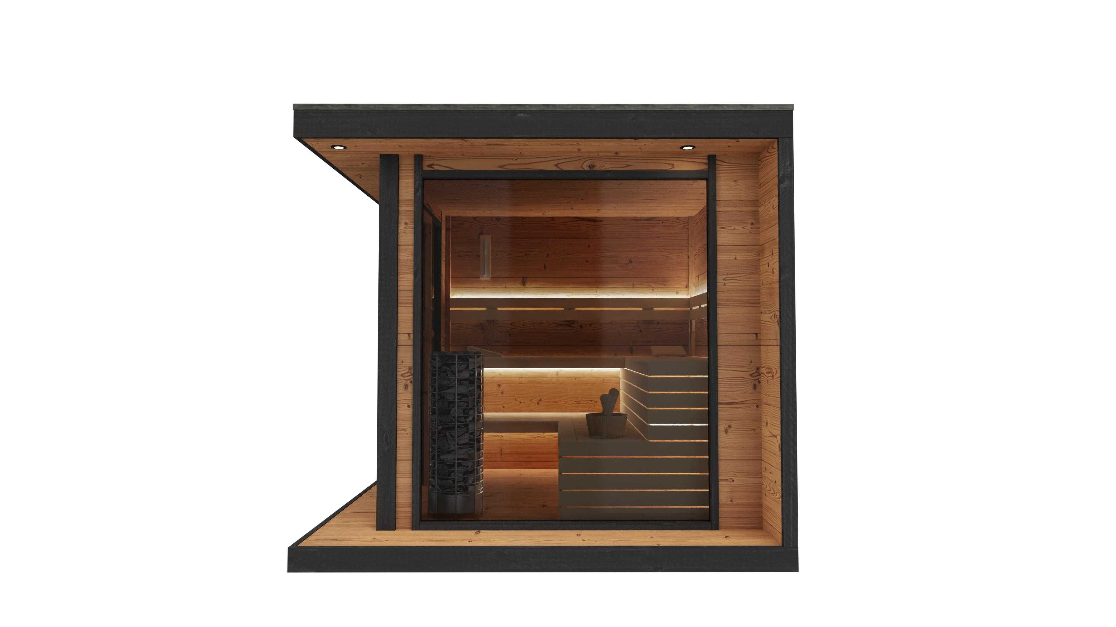 Sauna ogrodowa TUULI 250 x 250 cm / DOSTAWA W CENIE