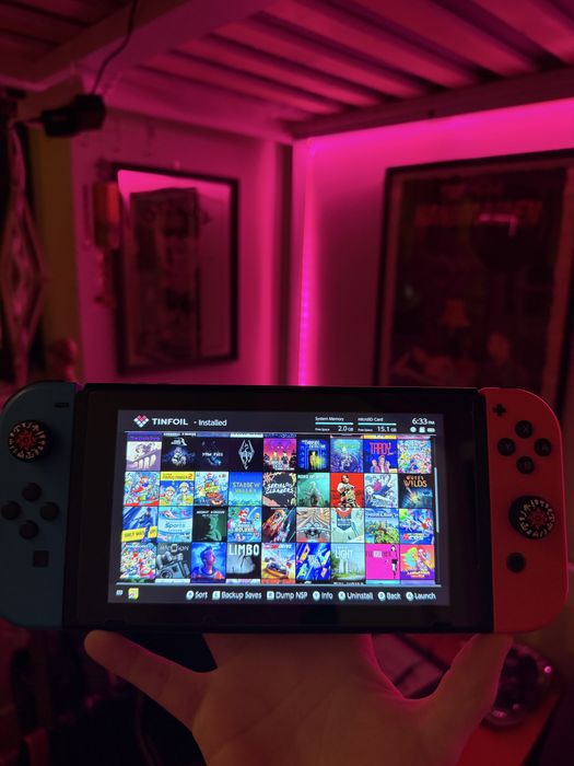 Nintendo Switch 1 Desbloqueada com Jogos