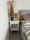 Ikea Hemnes stolik nocny biała bejca