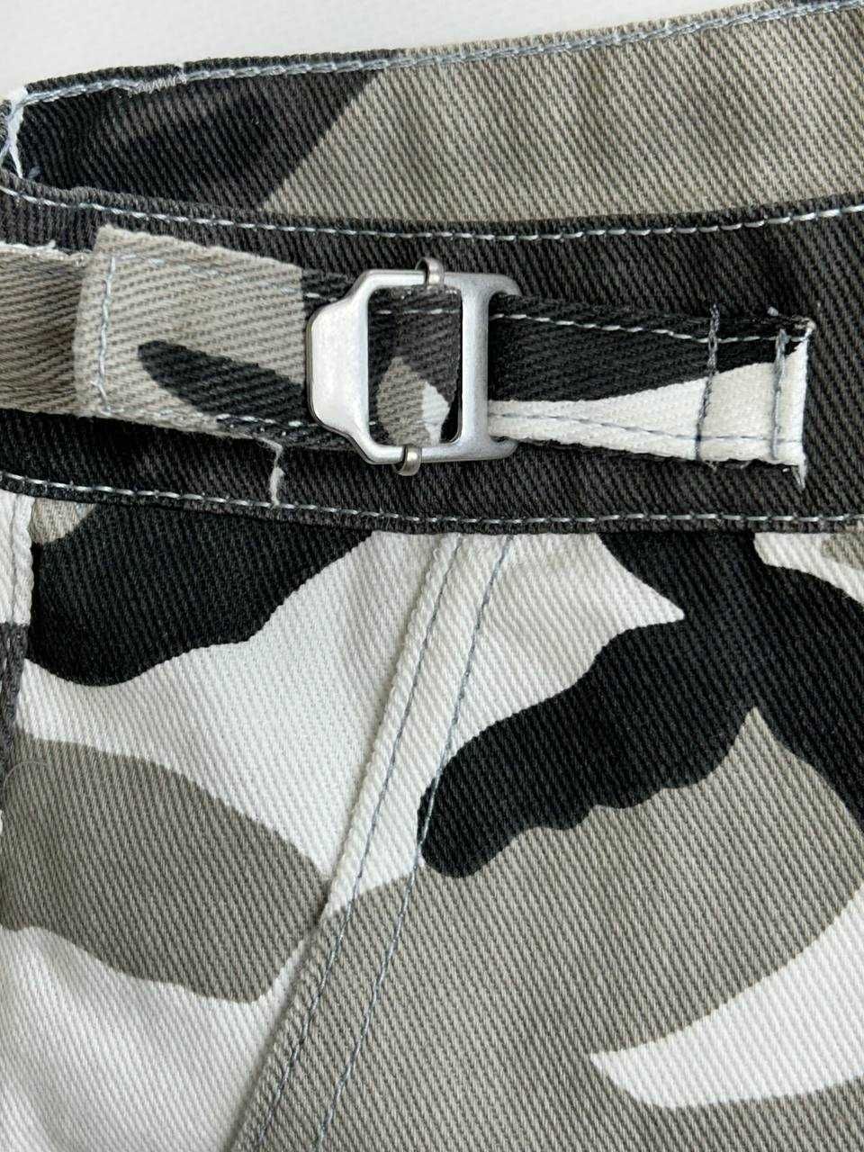 Шорти камуфляжні baggy archive opium cargo карго шорты серые камо сірі