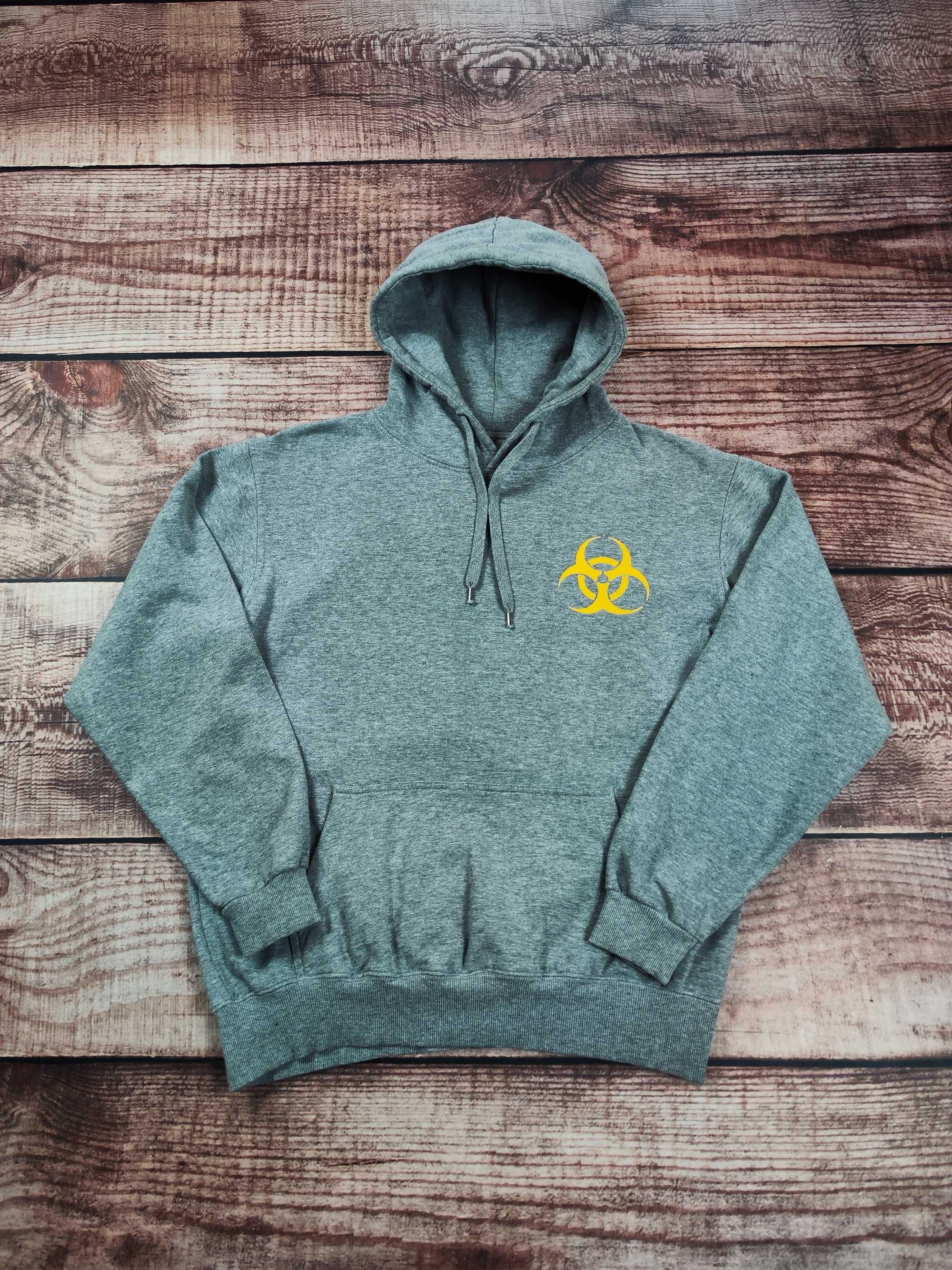 Vintage bluza Biohazard boxy hoodie r. L