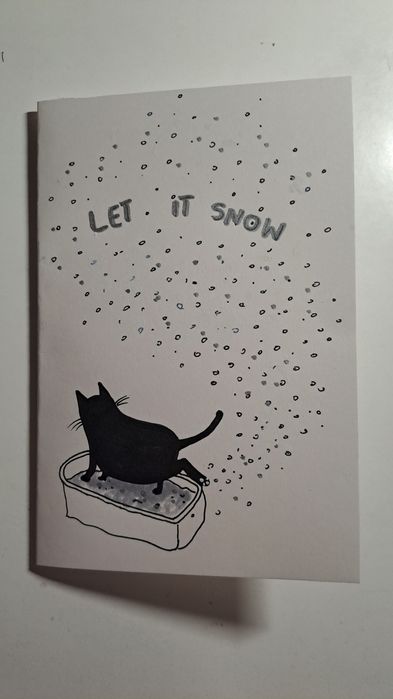 kartka okolicznościowa na święta Bożego Narodzenia handmade