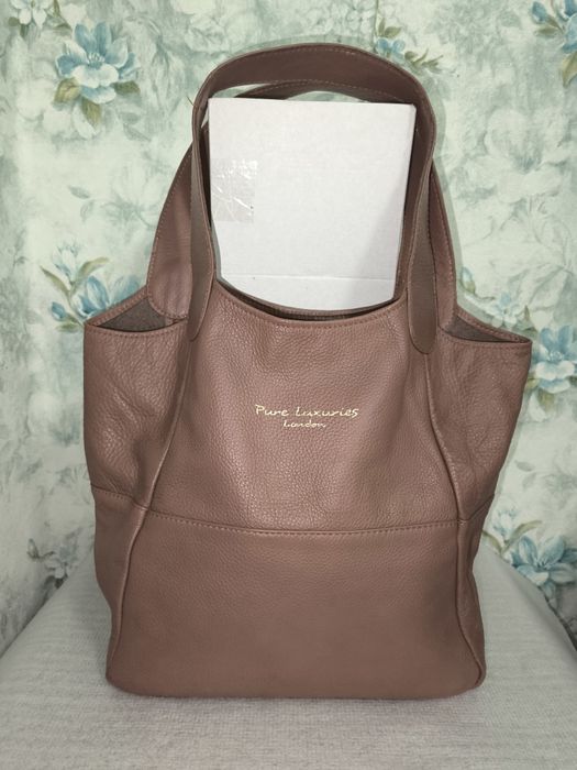 Кожаная сумка -тоут Pure Luxuries London