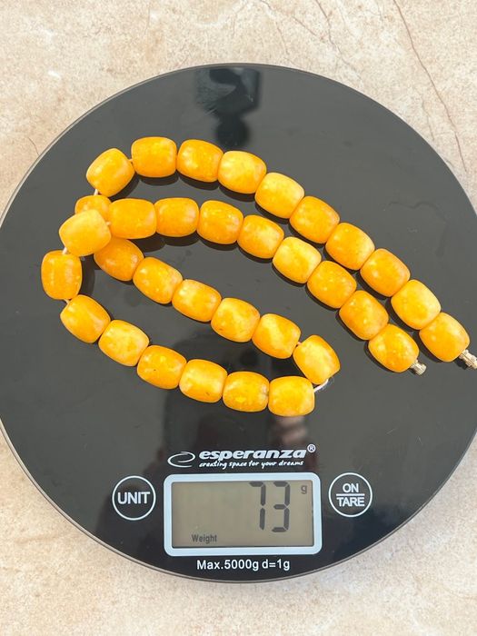 Намисто, 33 штук, смола сосни