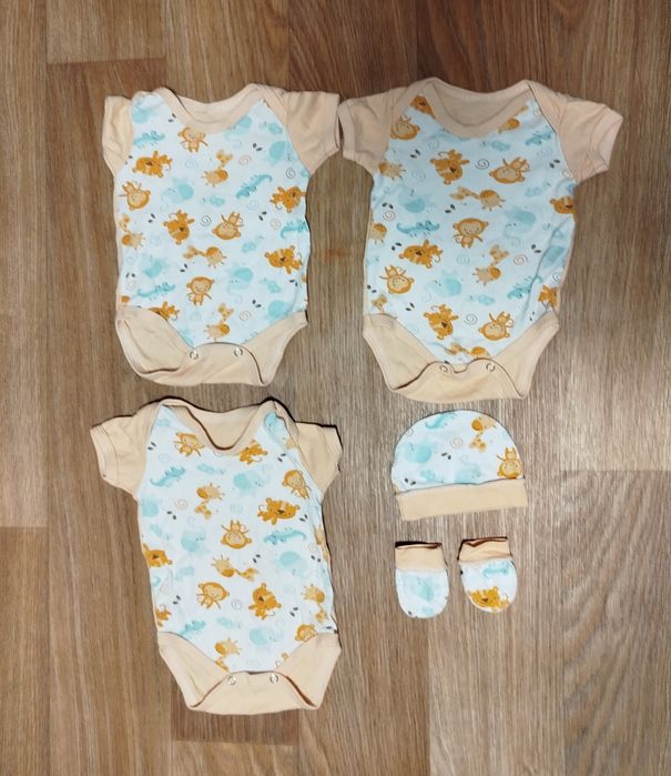 Набір дитячого одягу 0-6 міс, 30 предметів, бавовна