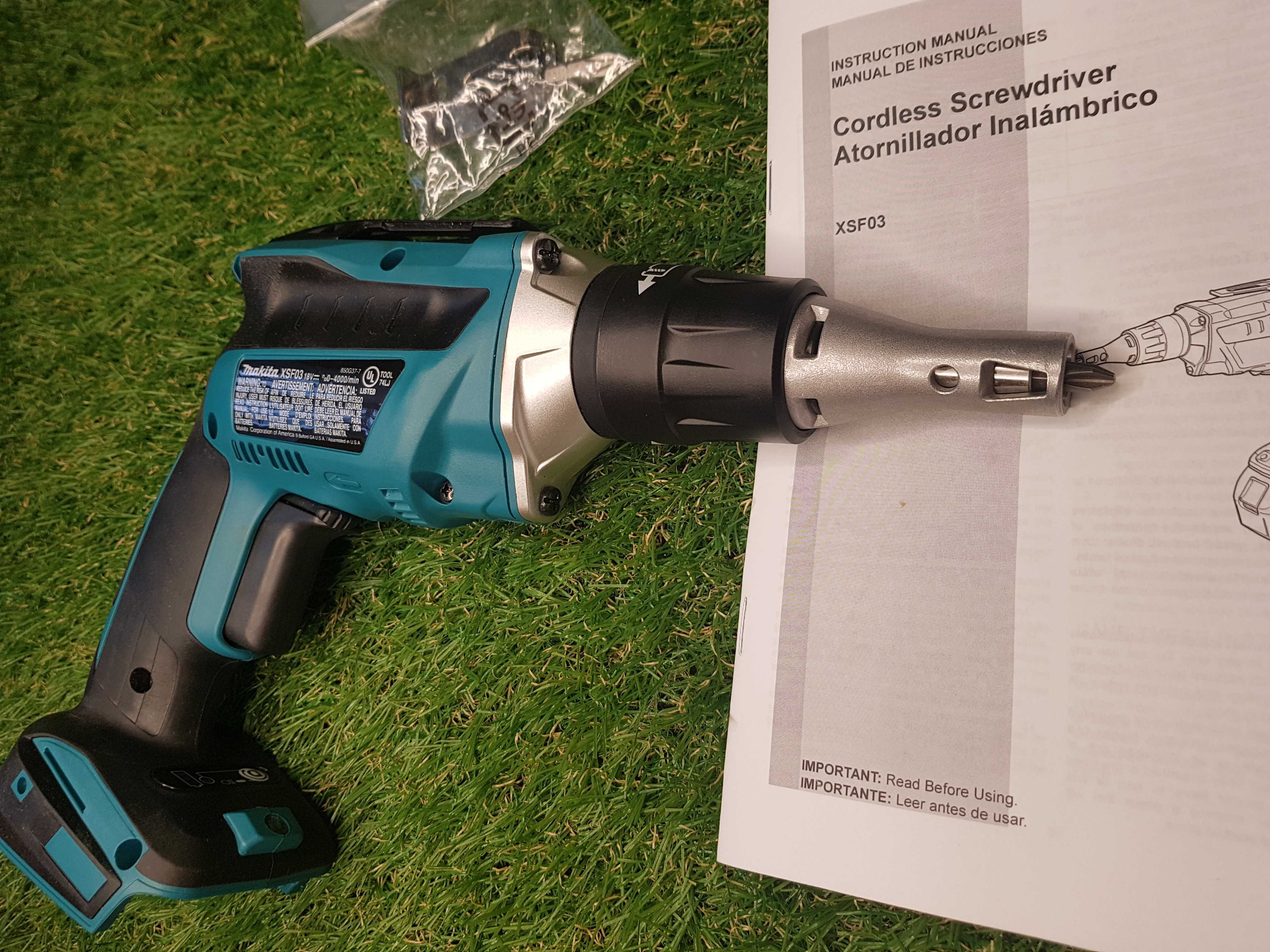 Шуруповерт для гіпсокартону Makita XSF03Z 18V LXT безщітковий