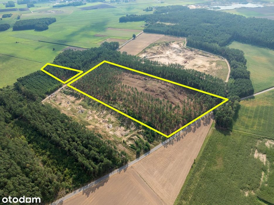 Sprzedam Teren 6.5 ha kopalnia żwir piasek Zambrów Żwirownie złoże