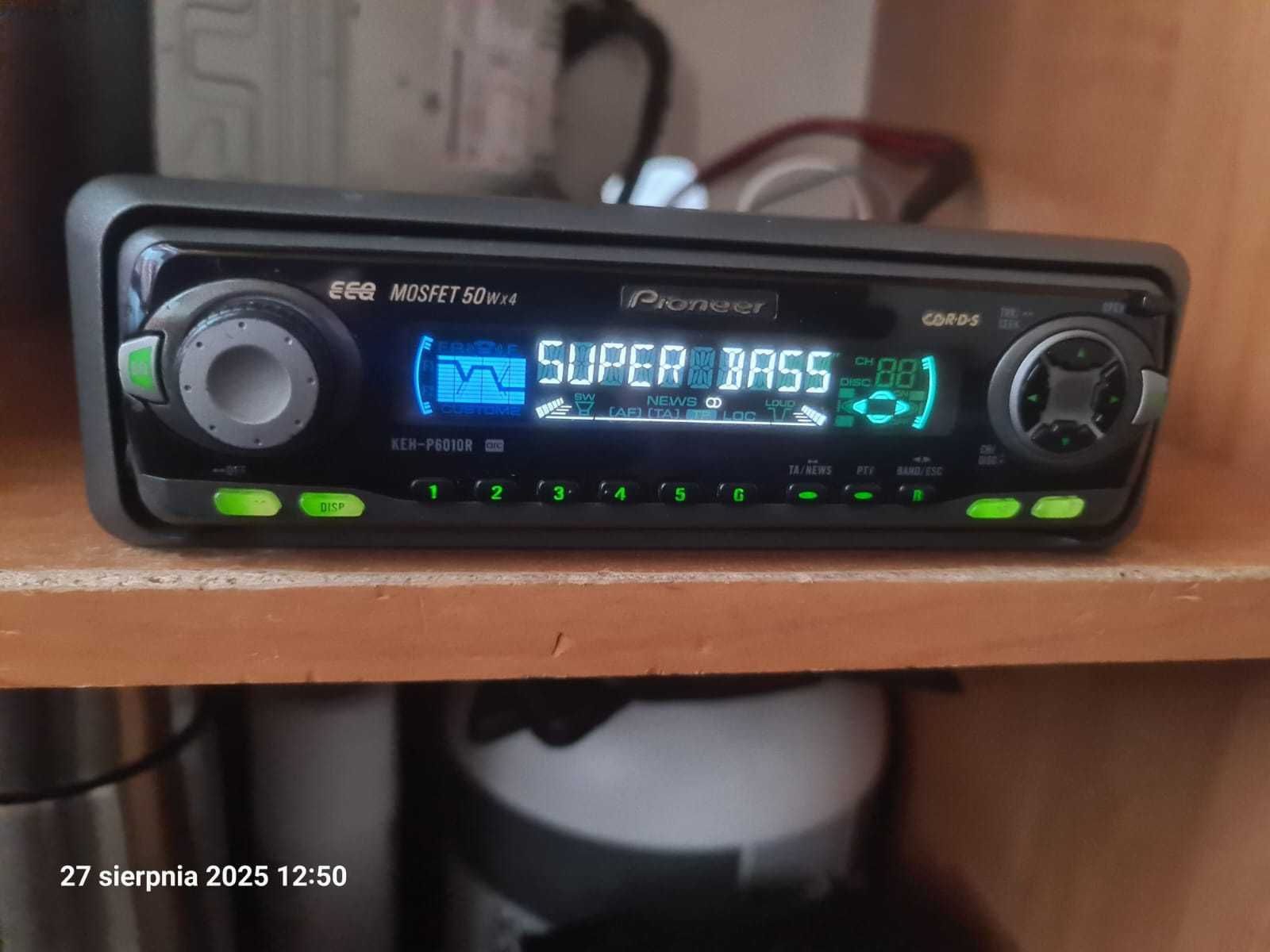 Radio PIONEER KEH- P6010r rds kaseta zadbany